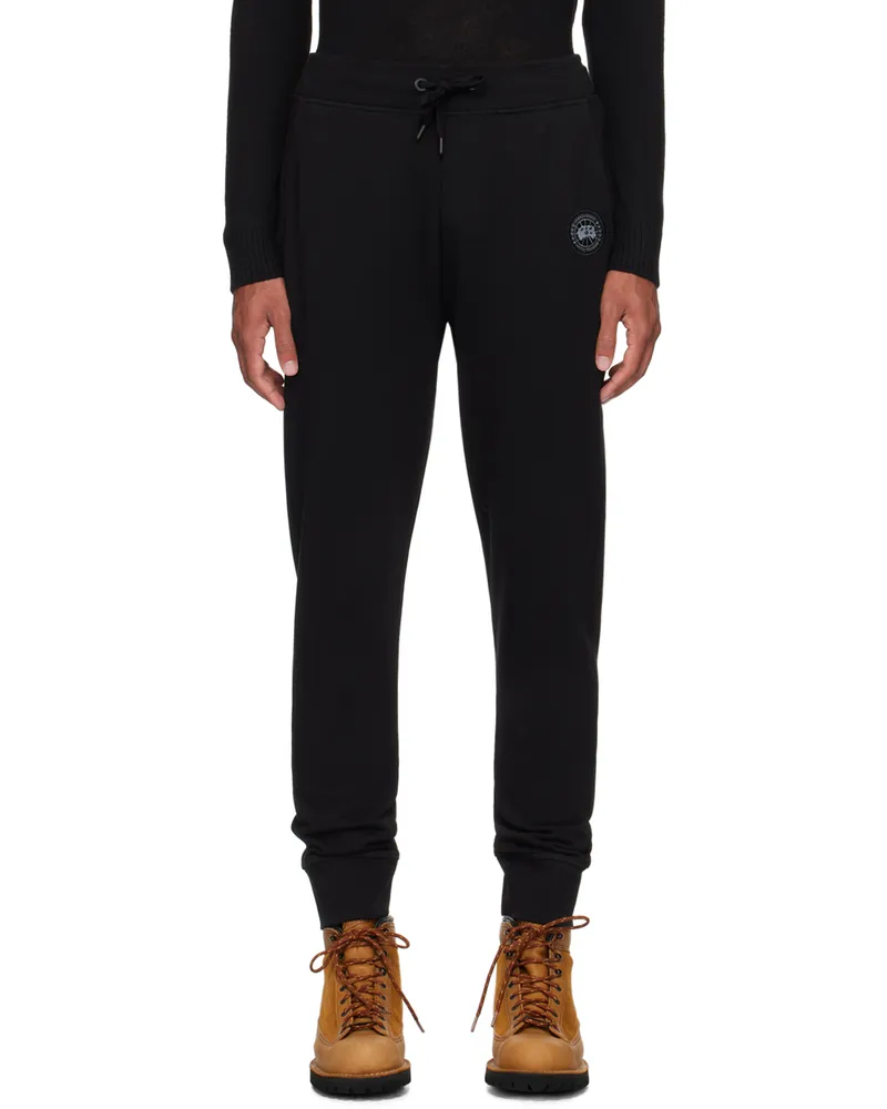 Canada Goose Black 'Black Label' Huron Sweatpants Black