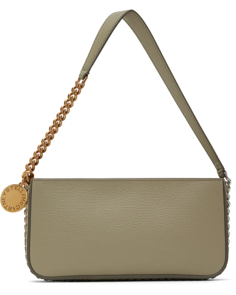 Stella McCartney Beige Frayme Baguette Shoulder Bag 9809