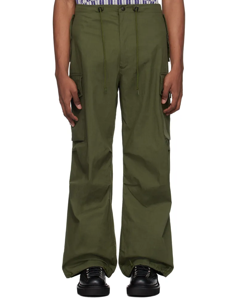 NEEDLES Khaki Field Cargo Pants A-olive