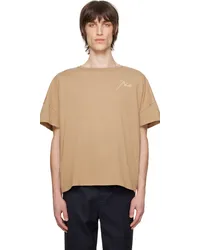 RHUDE Beige Reverse T-Shirt Vtg