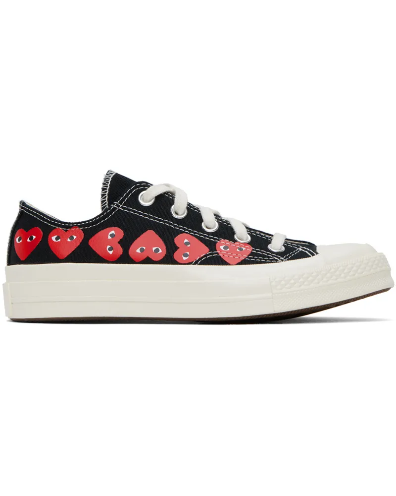 Comme des Garçons Black Converse Edition Chuck 70 Multi Heart Sneakers 1