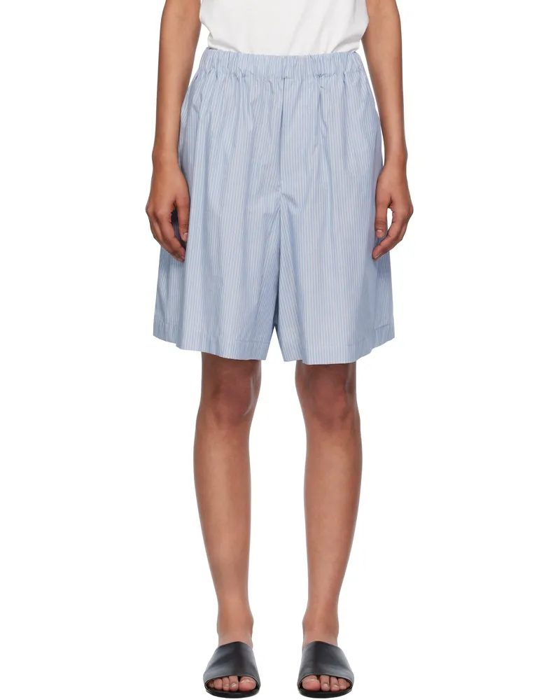 Baserange Blue Claude Shorts Blue