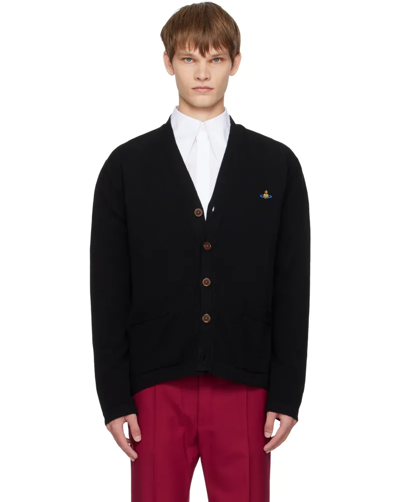 Vivienne Westwood Black Alex Cardigan Aw24-black