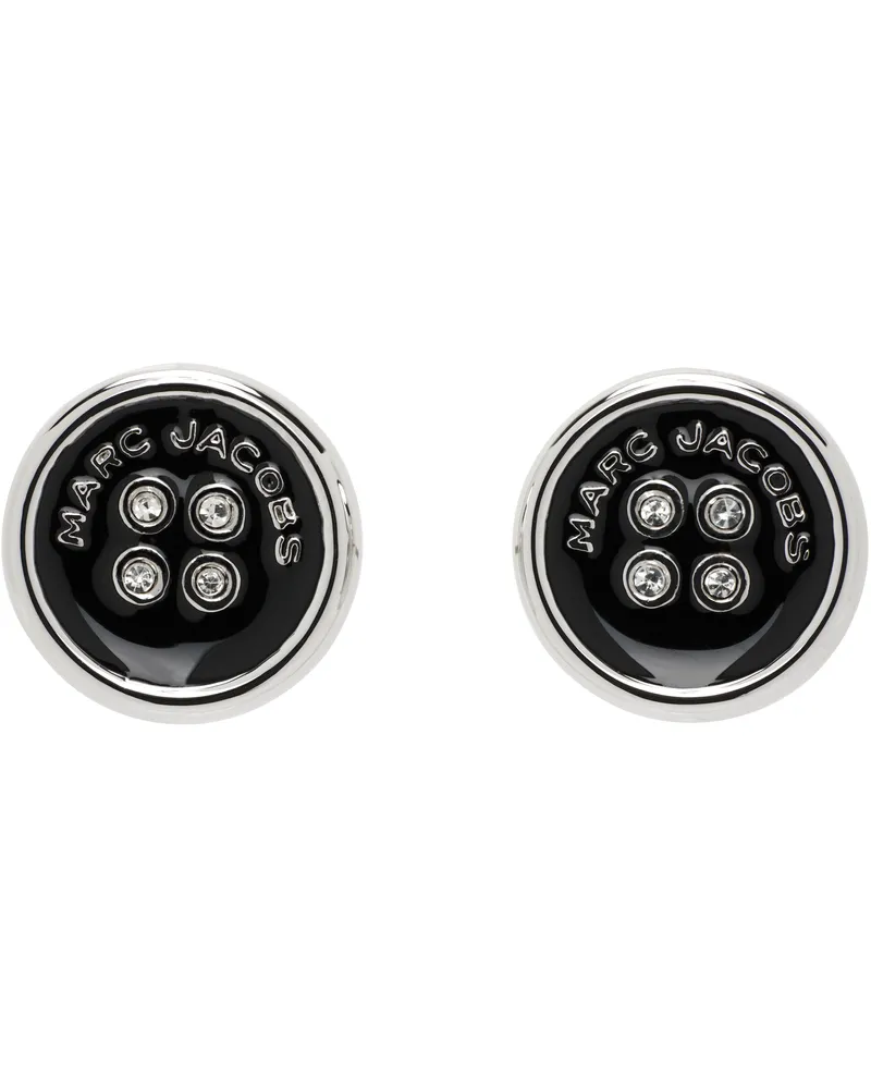 Marc Jacobs Silver 'The Button Stud' Earrings 047