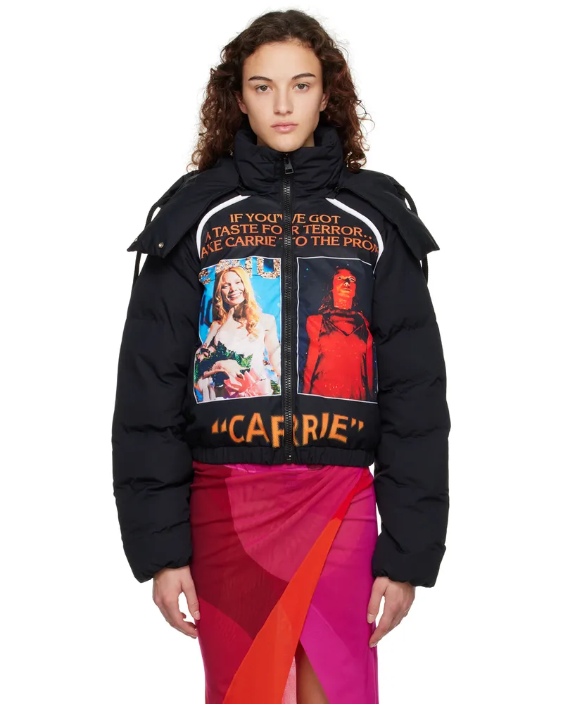 J.W.Anderson Black Poster Puffer Jacket 999