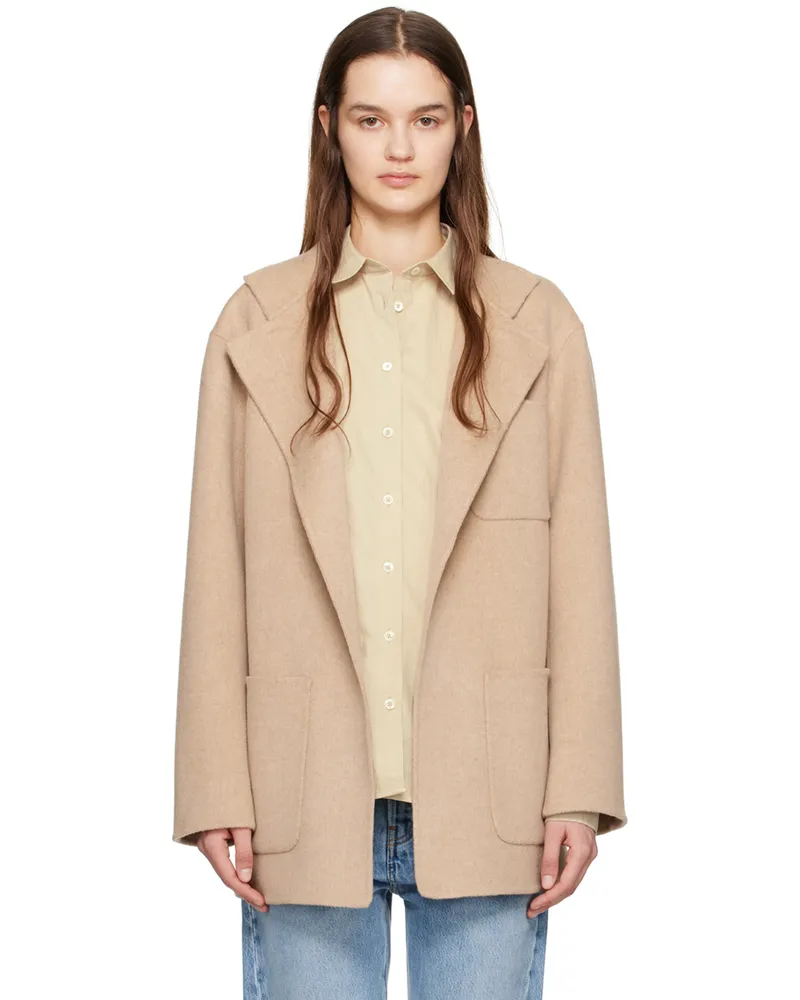 Totême Beige Patch Pocket Jacket 164