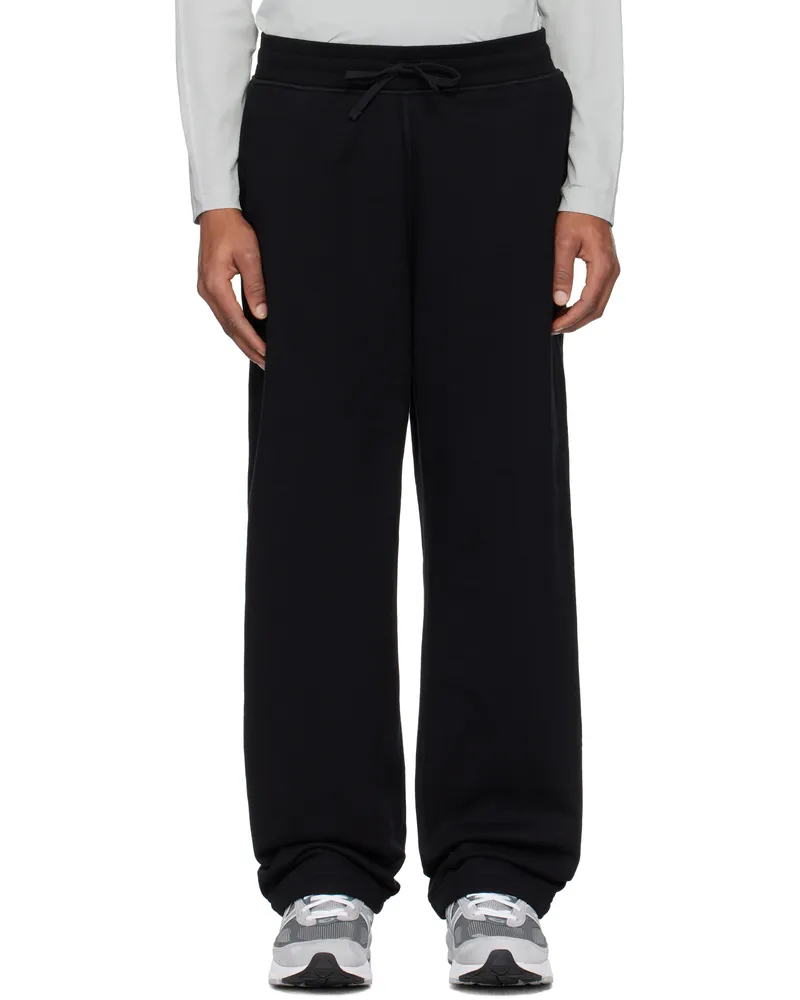 Reigning Champ Black Midweight Terry Relaxed Sweatpants Black