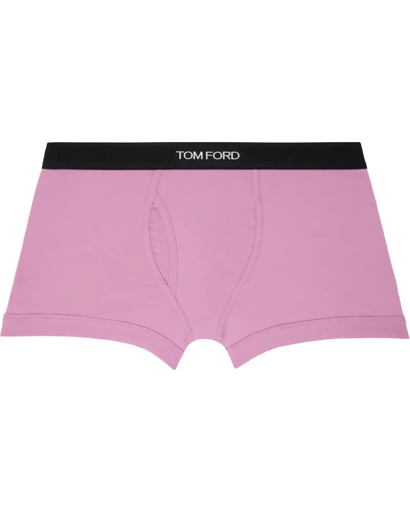 Tom Ford Pink Cotton Boxer Briefs Iris