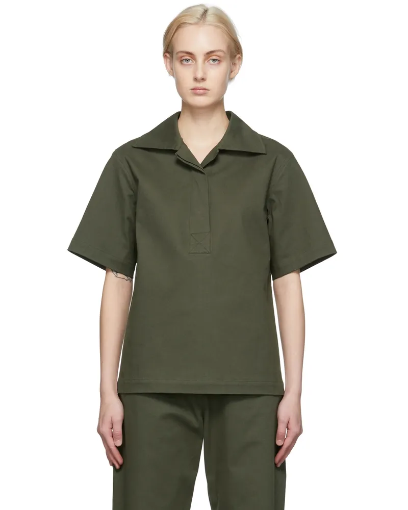 Arch The Green Canvas Polo Khaki