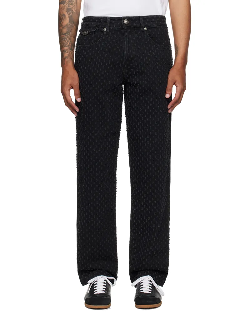 Versace Jeans Black 5-Pocket Jeans E909-black