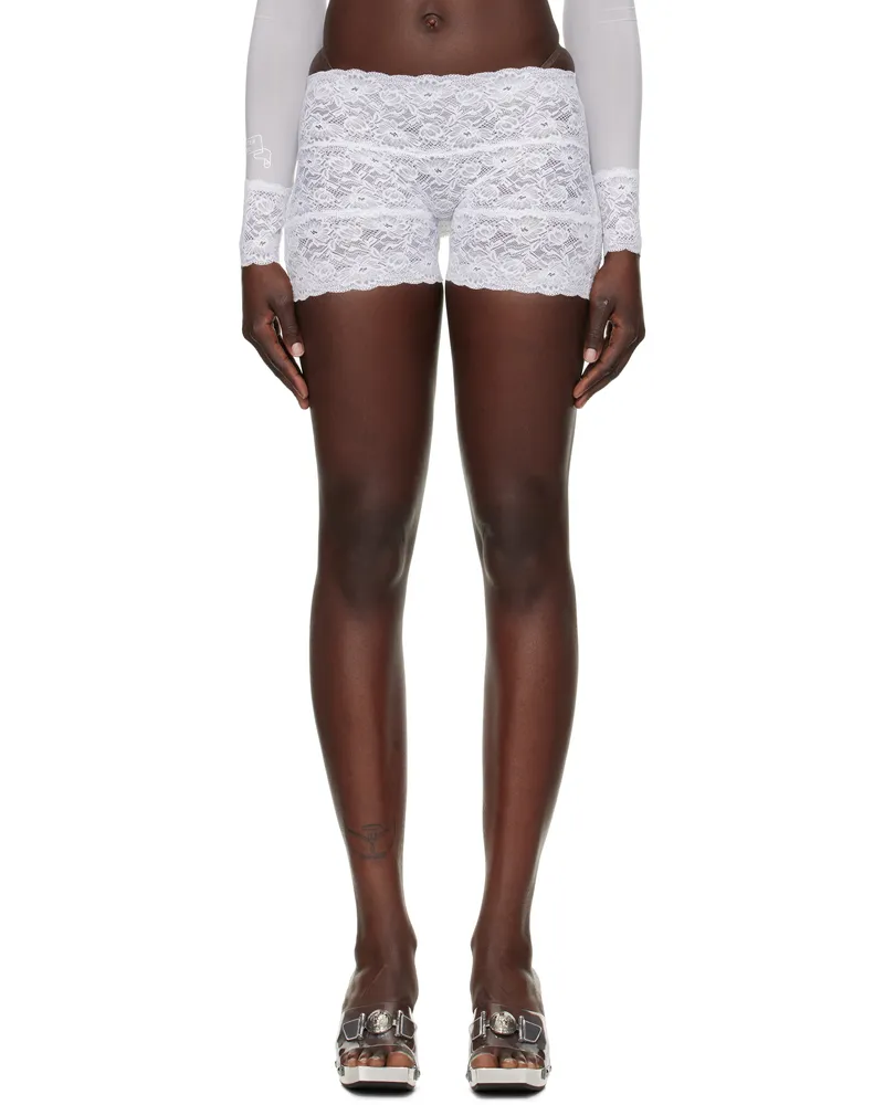 Poster Girl White Ava Lace Shorts White