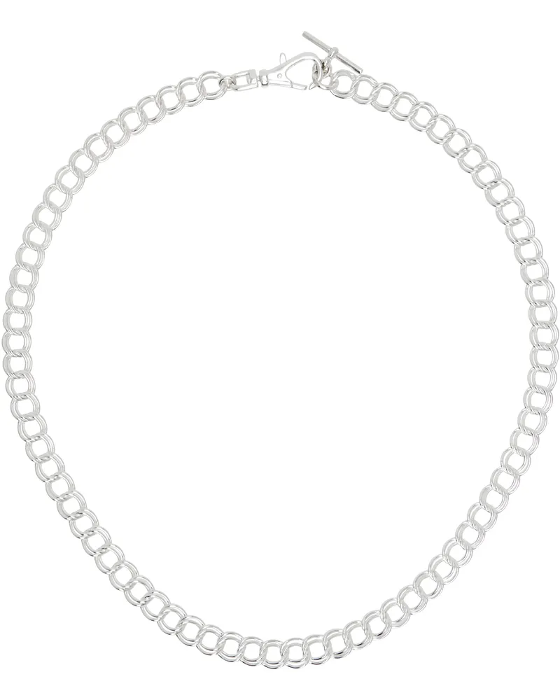 Martine Ali Girlfriend Link Chain Necklace Silver