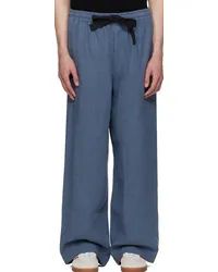 COMMAS Blue Wide-Leg Trousers Blue