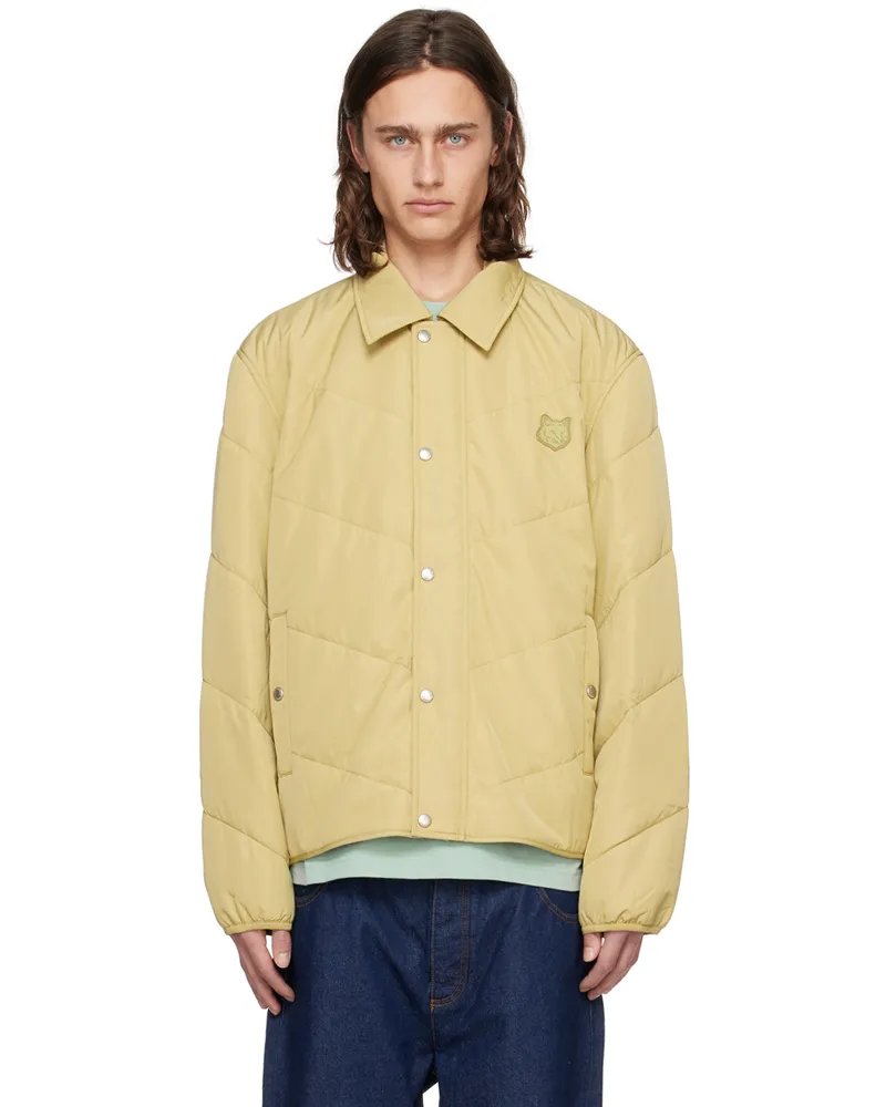Kitsuné Beige Zip Jacket P357