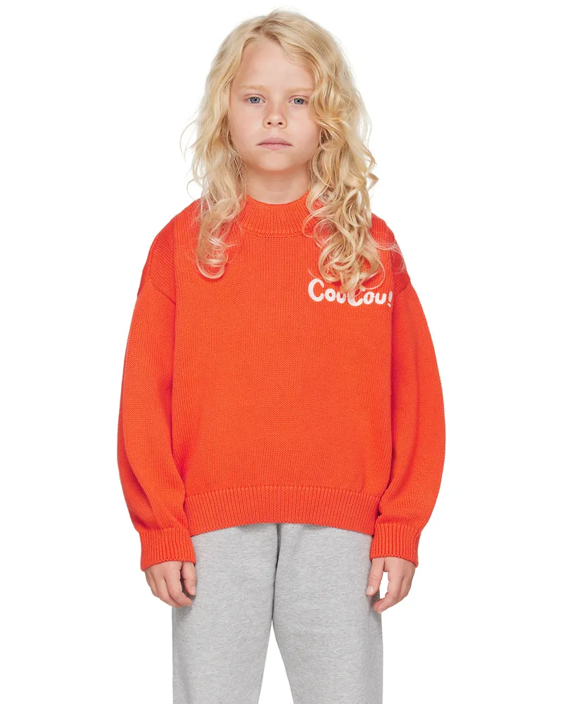 Mini Rodini Kids Red 'Coucou' Sweater 42