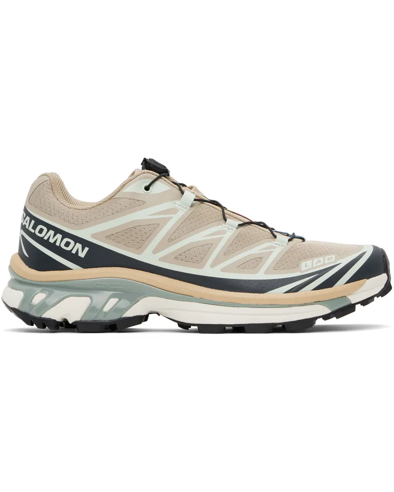 Salomon Beige XT-6 Sneakers Oxford