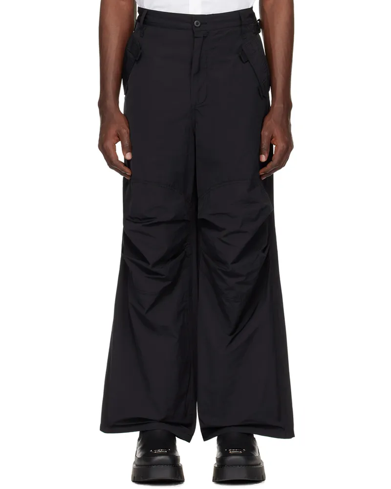 032c Black Hyperbole Cargo Pants Black