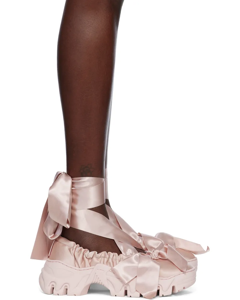 Rombaut Pink Aura Bows Sneakers Pink