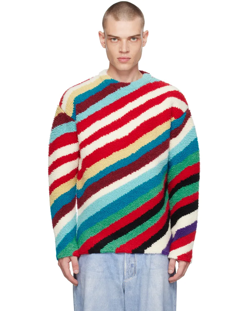 Bottega Veneta Multicolor Striped Sweater Multicolor