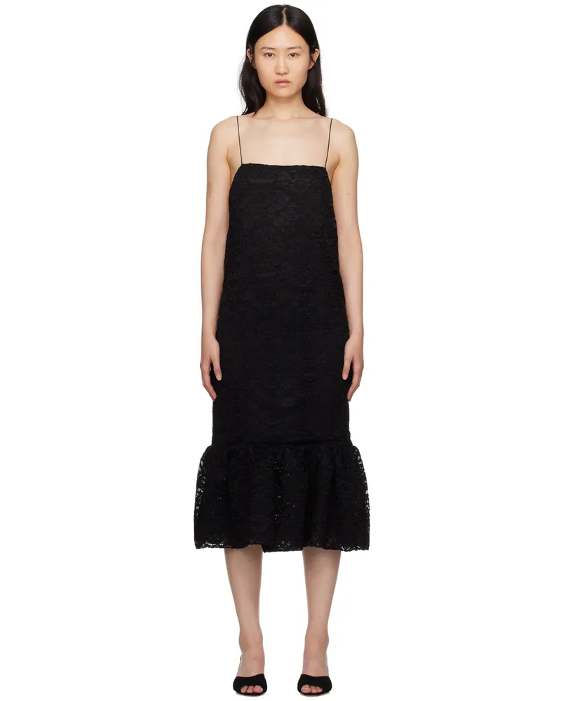 Interior Black 'The Esther' Midi Dress Black