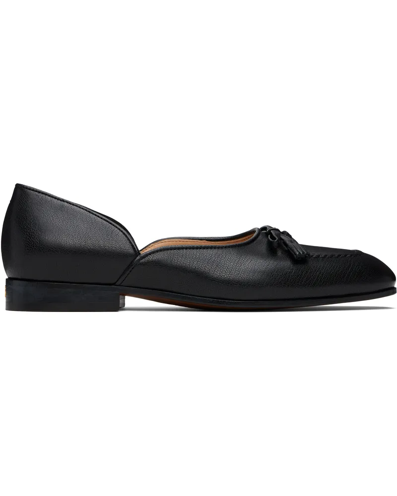 Valentino Garavani Black Square Toe Loafers 0nonero