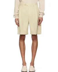 AURALEE Off-White Light Shorts Ivory