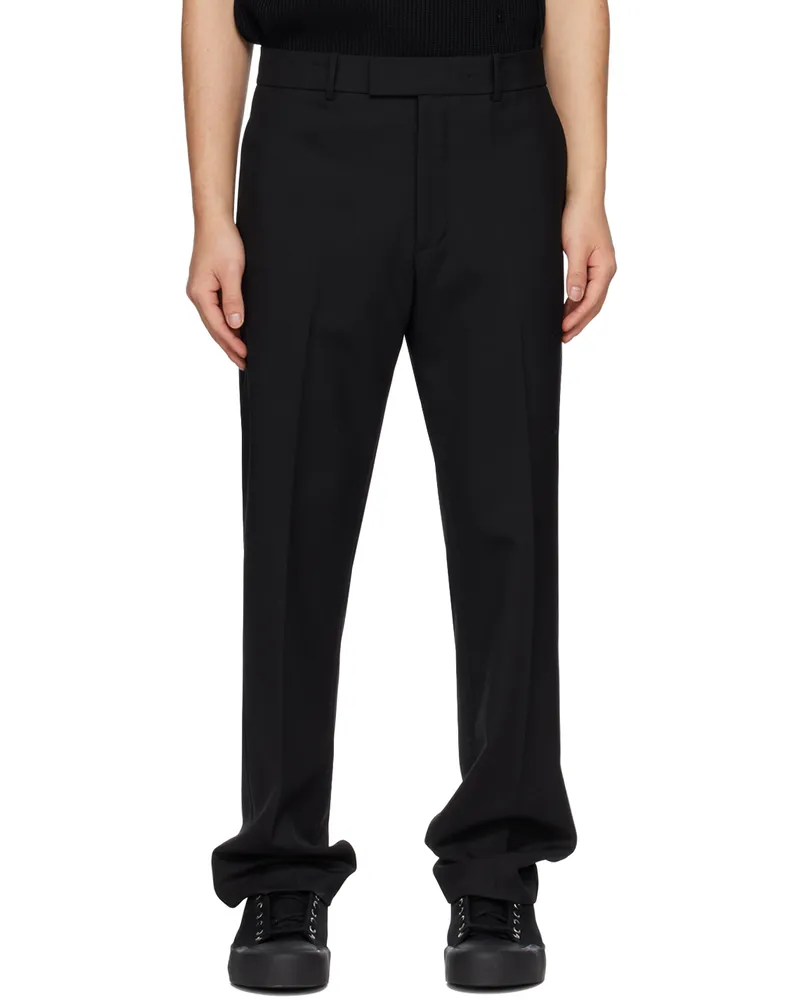 Helmut Lang Black Suit Trousers Black