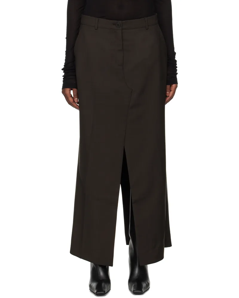 Holzweiler Brown Kiko Maxi Skirt 1105