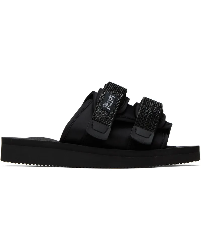 Blumarine Black Suicoke Edition Moto Sandals N0990