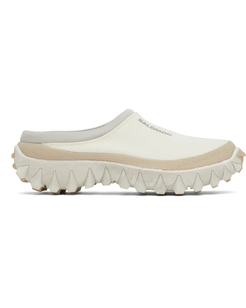 Salomon Beige & Off-White Snowclog Sneakers Vanilla
