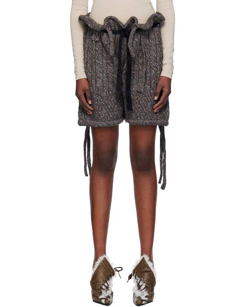 OTTOLINGER Multicolor Knit Shorts Brown