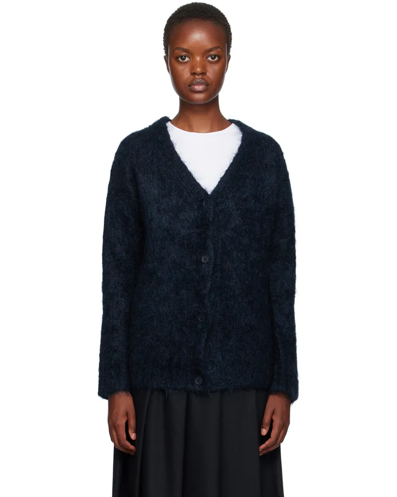 Max Mara Navy Adige Cardigan 001