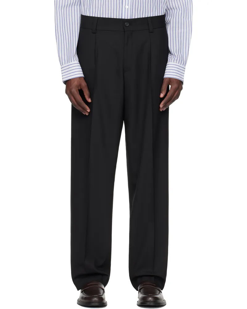 HUGO BOSS Black Modern-Fit Trousers 001-black
