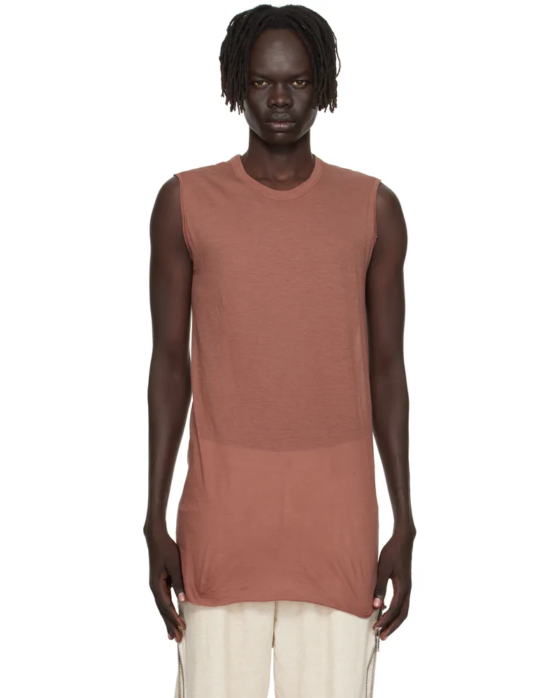 Rick Owens Pink Concordians Basic SL Tank Top 13