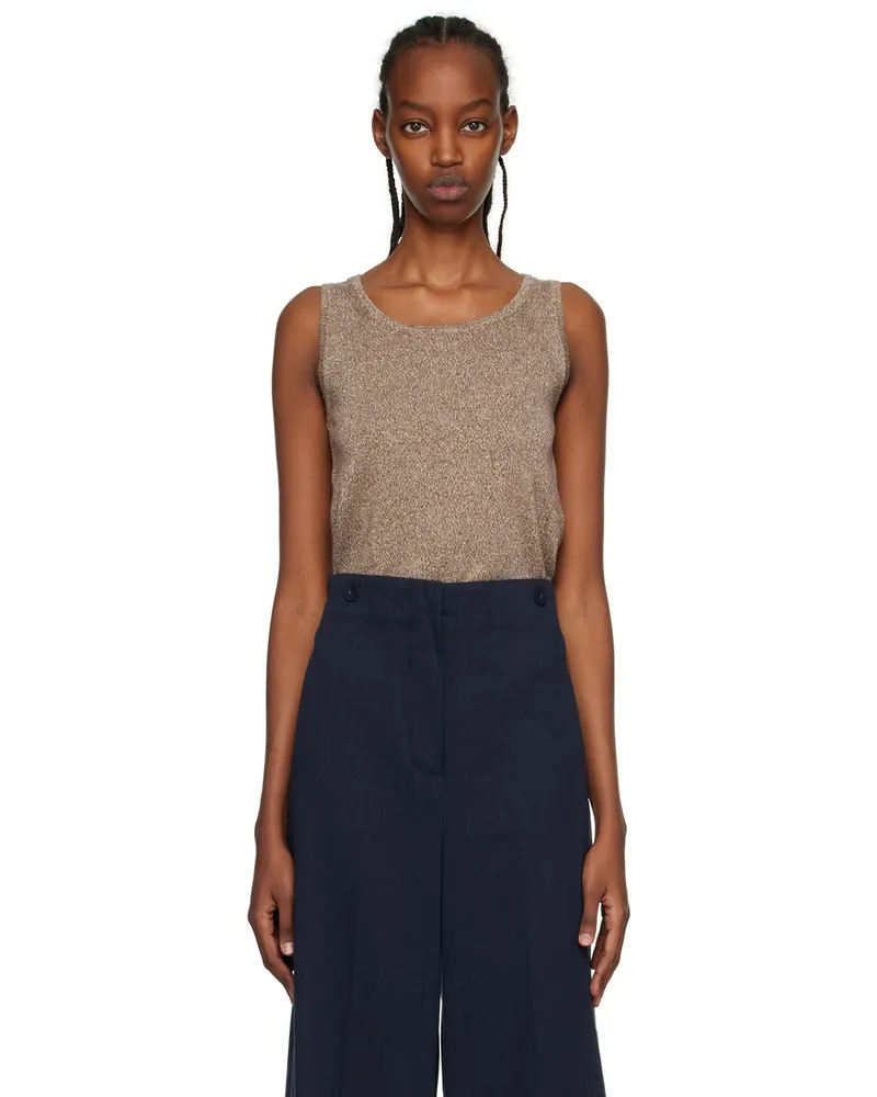 Max Mara Brown Elica Tank Top 002