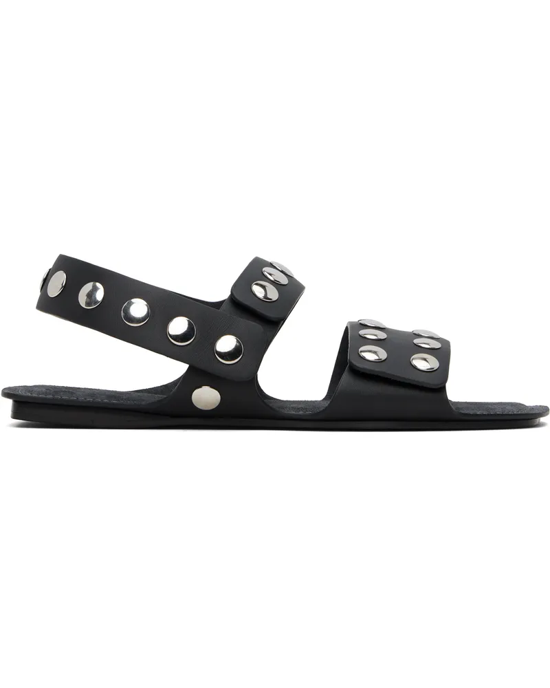 KHAITE Black Boden Sandals 200