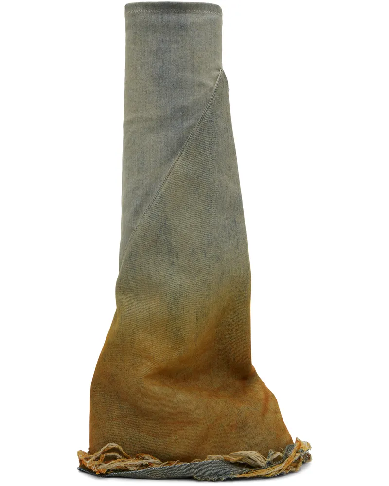DRKSHDW by Rick Owens Blue & Orange Fetish Sneakers 4653d1