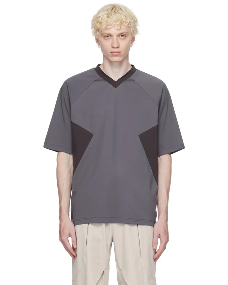 Uncertain Factor Gray Nose Tackle T-Shirt Smoke