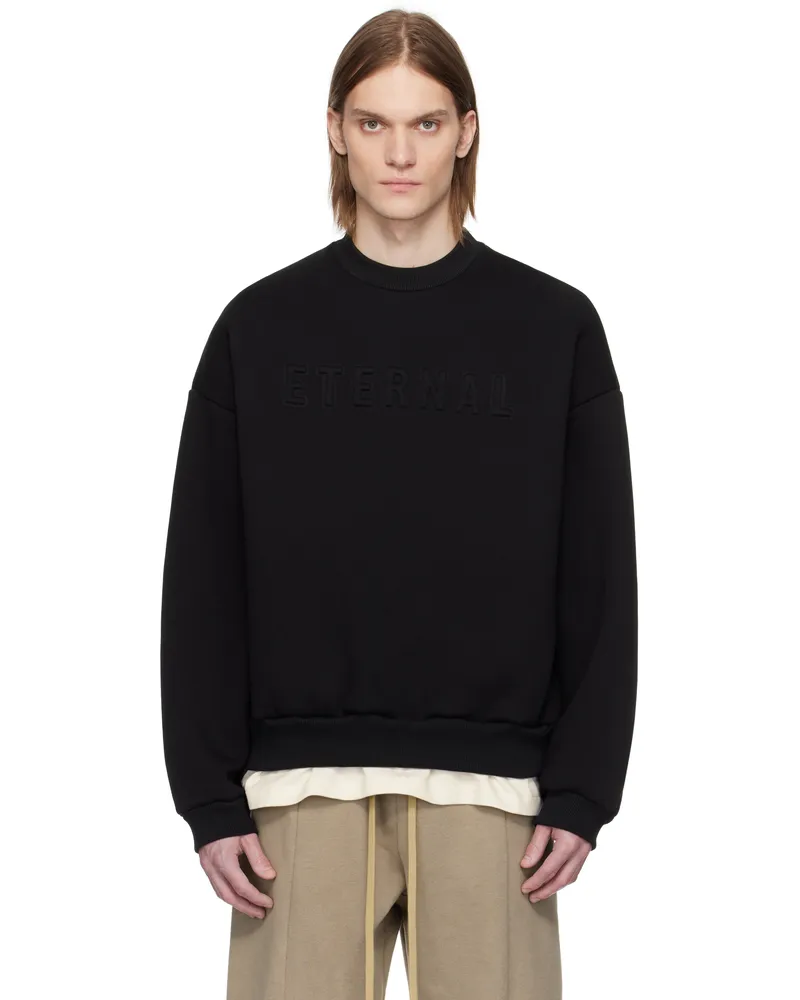 Fear of God Black 'Eternal' Fleece Sweatshirt Black