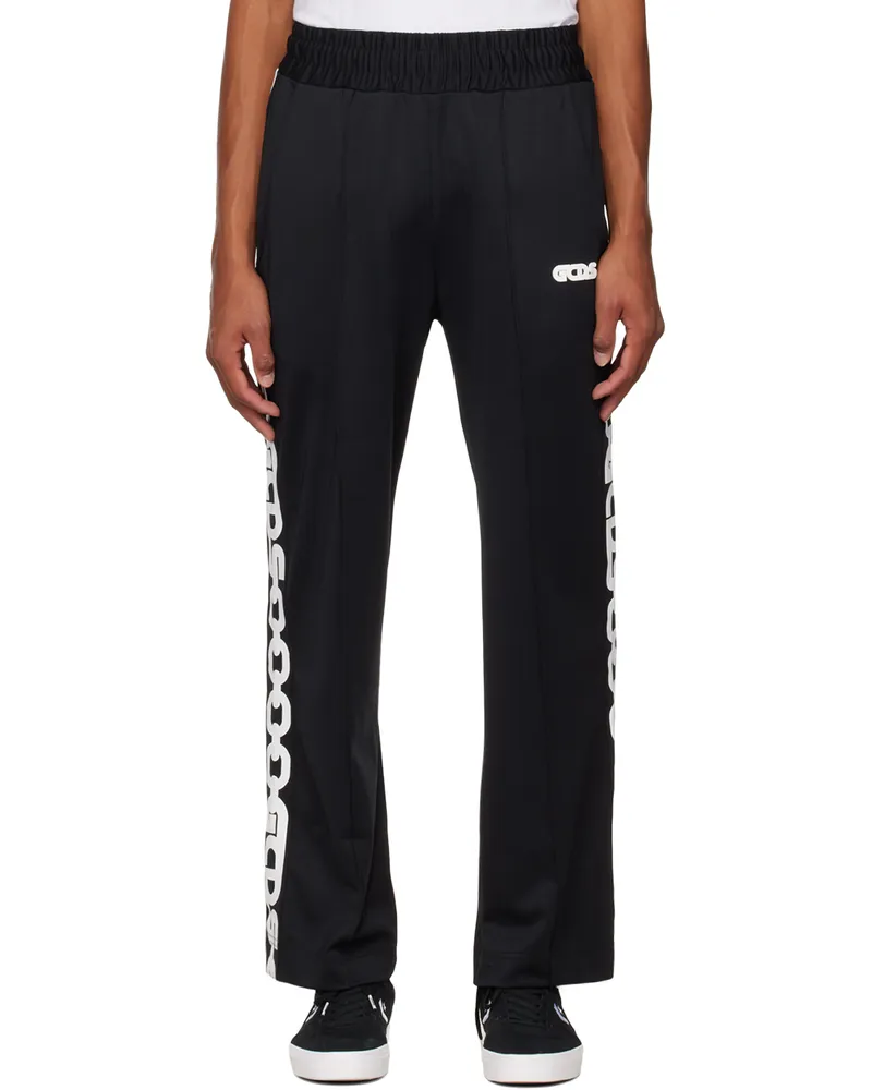 GCDS Black Chain Lounge Pants 02