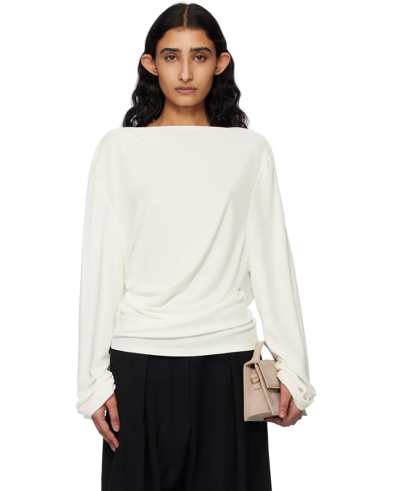 Jacquemus White La Croisière 'The Croisière' Blouse 100