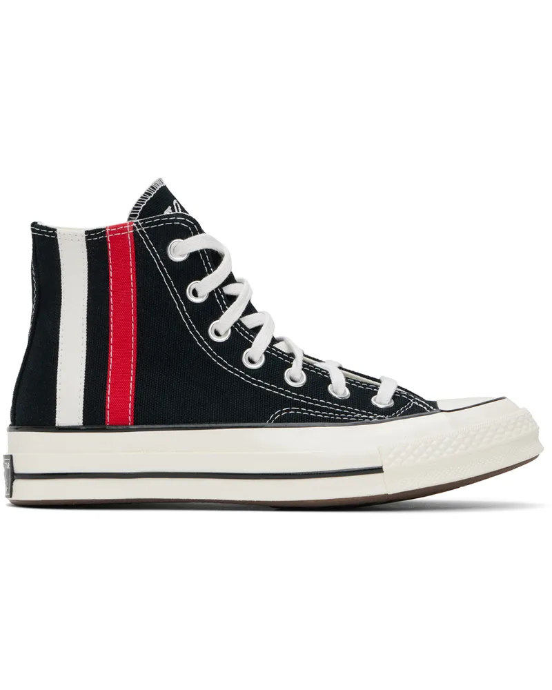 Converse Black Chuck 70 Archival Stripes High Top Sneakers Black