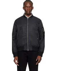 Rag & Bone Black Manston Bomber Jacket Black