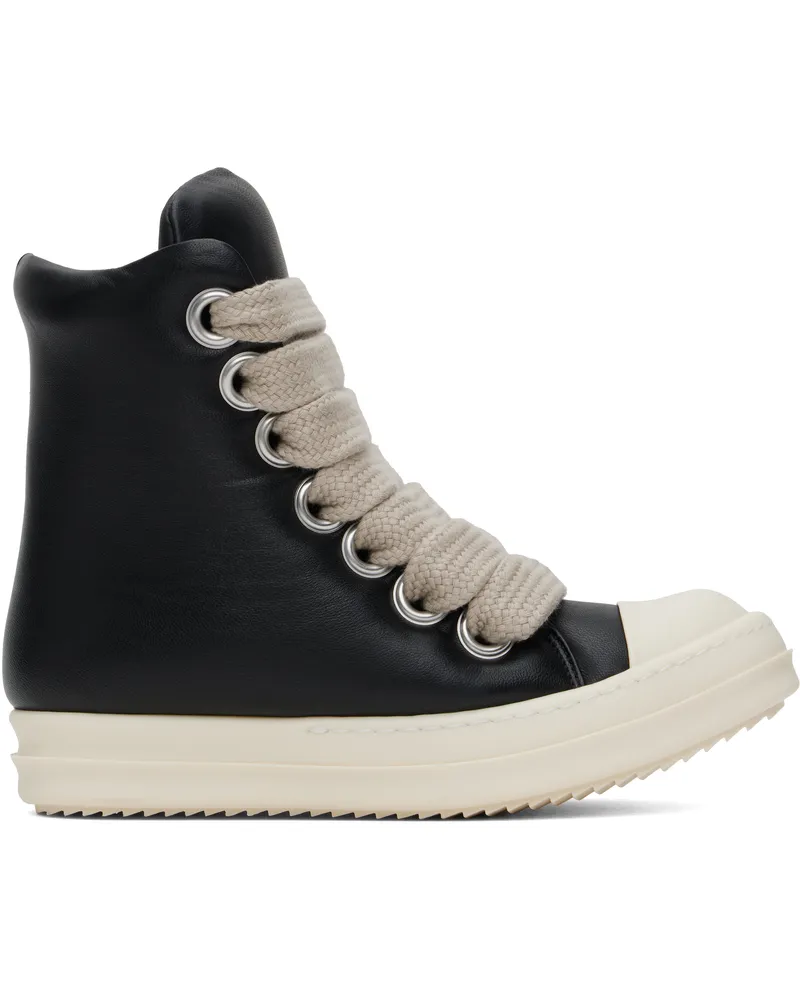 Rick Owens Black Porterville Jumbo Laced Padded Sneakers 911