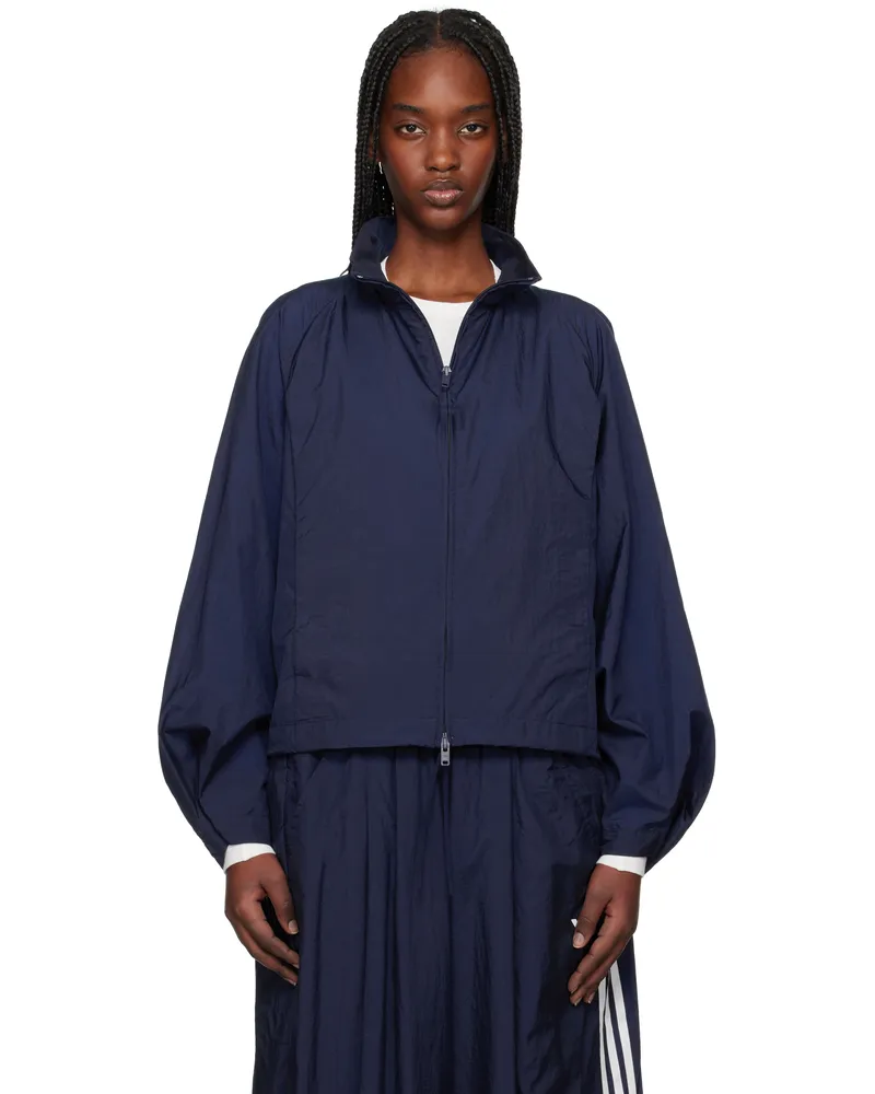 Y-3 Blue Nylon Jacket Blue