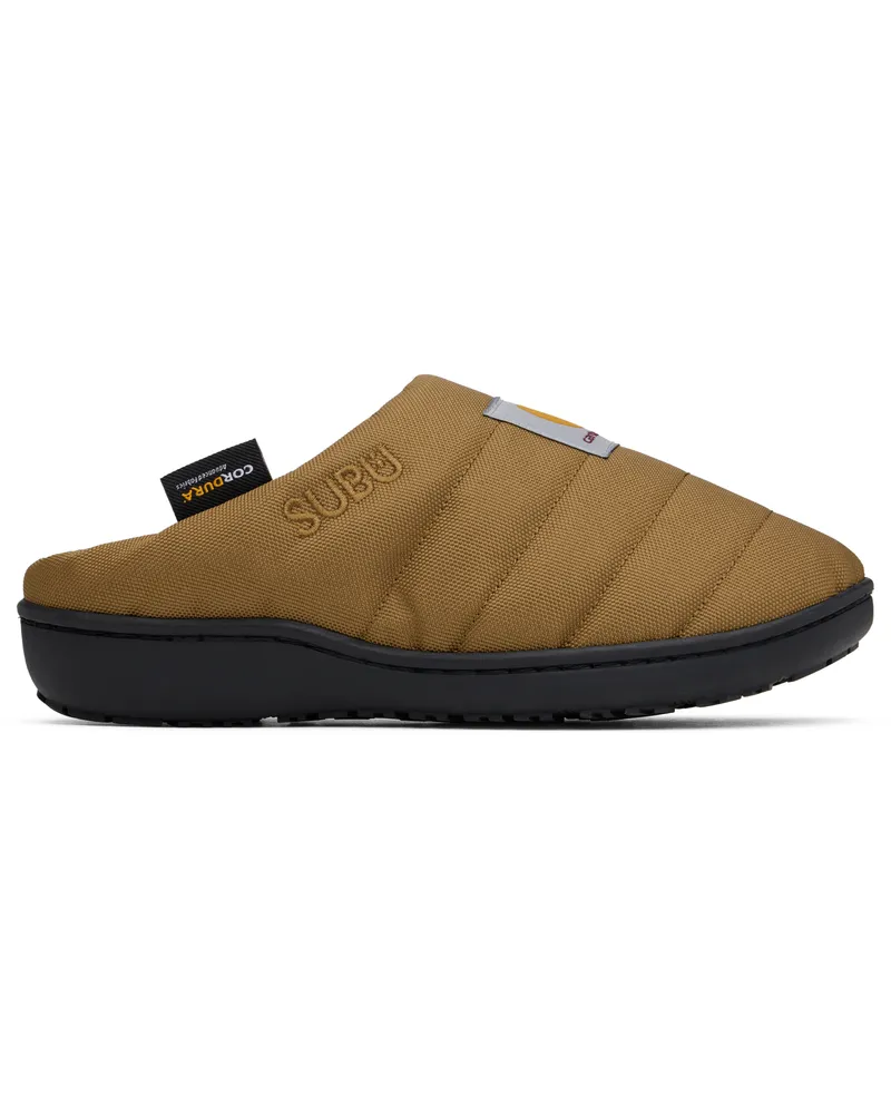 Carhartt WIP Brown SUBU Edition Cordura Slippers Hzxx