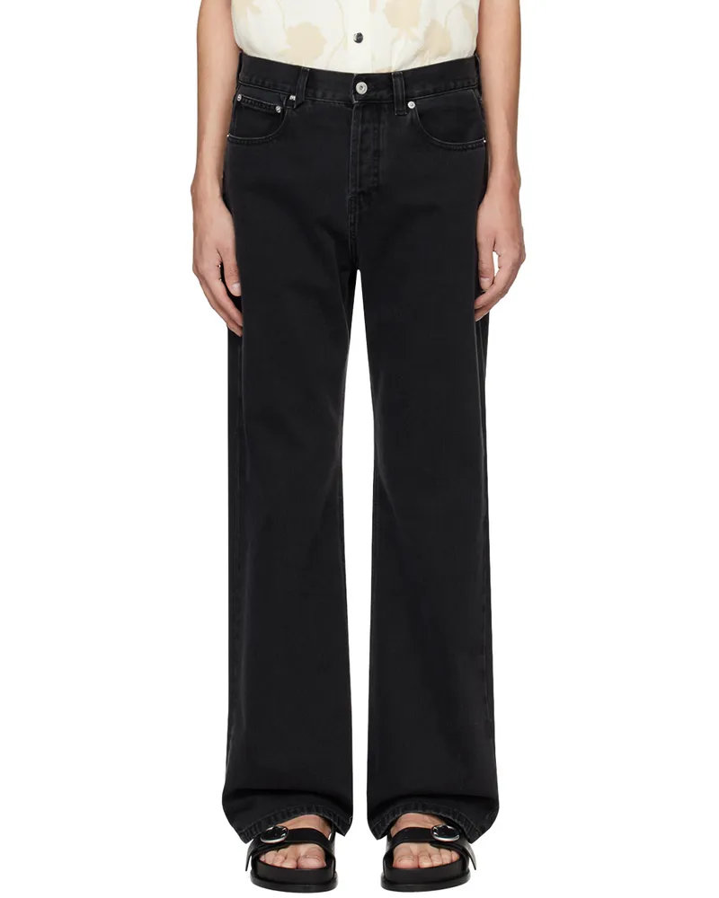 Jacquemus Black Les Classiques 'Le de-Nîmes Droit' Jeans Black
