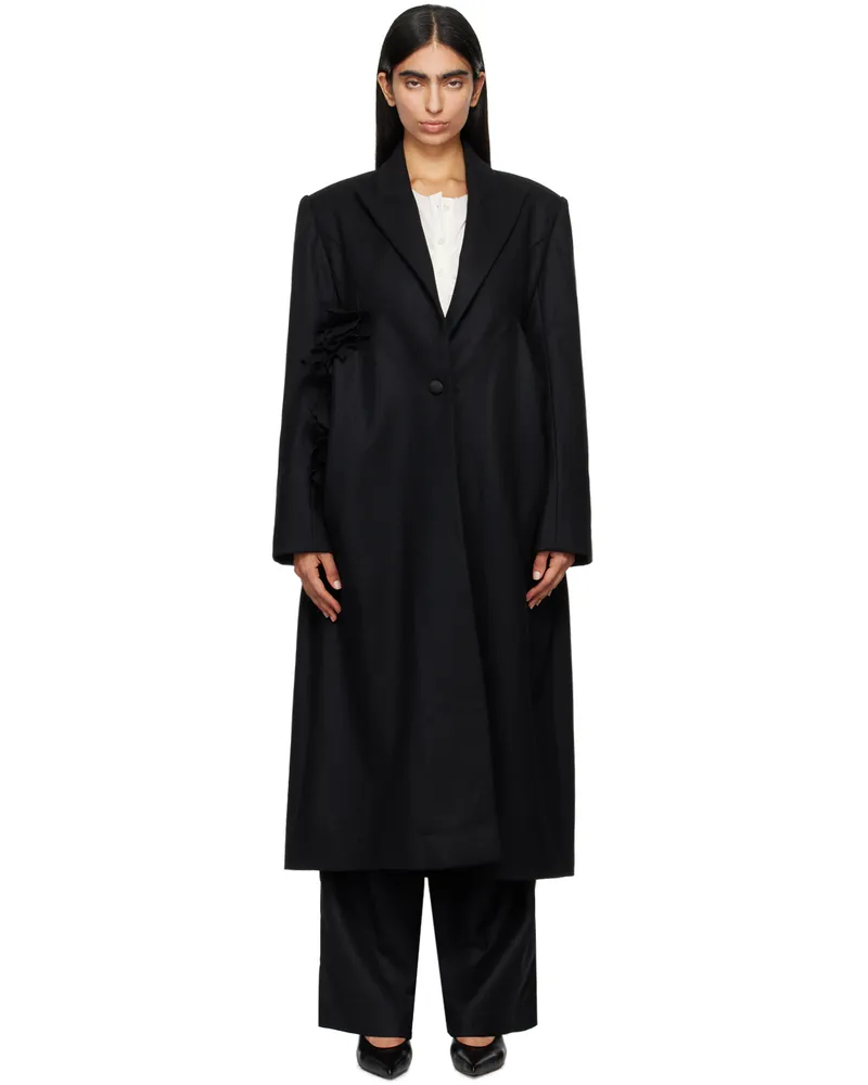 Kika Vargas Black Maryna Coat Black