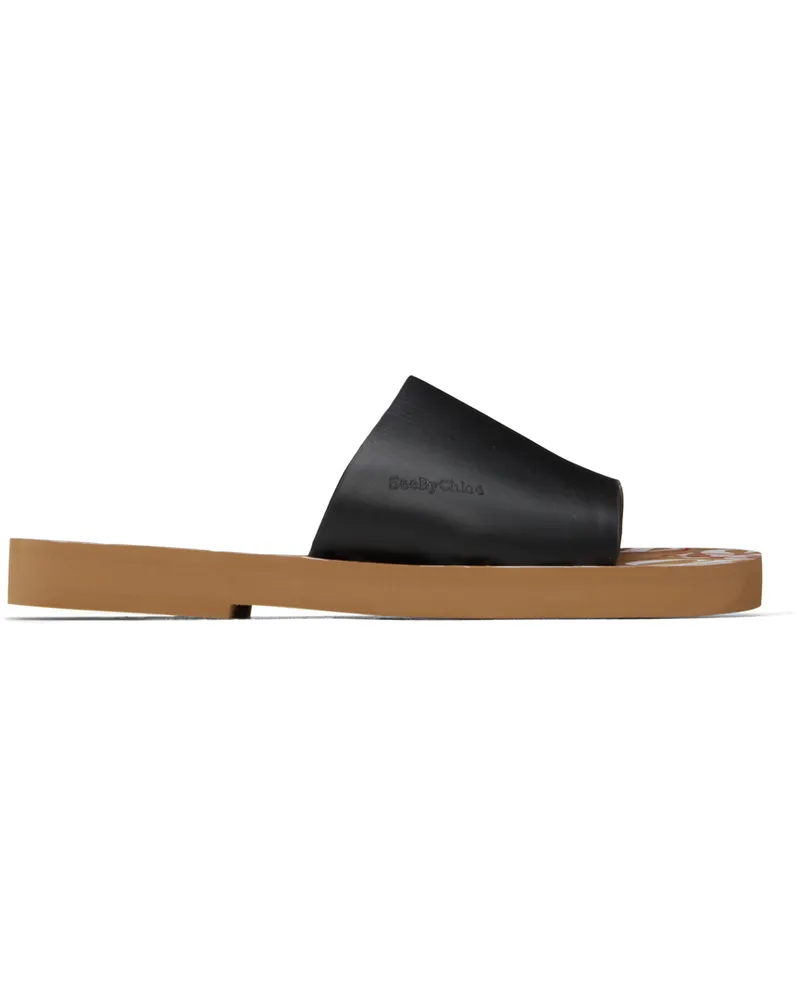 See by Chloé Black Essie Sandals 999-black