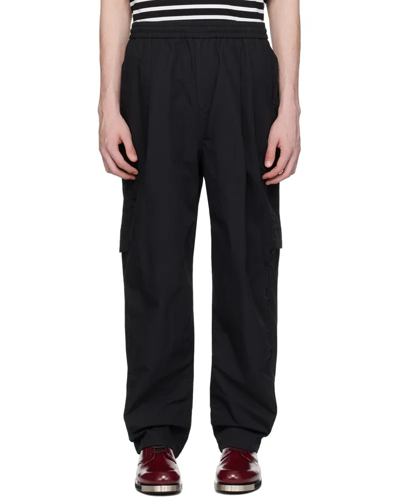 JUUN.J Black Drawstring Trousers 5